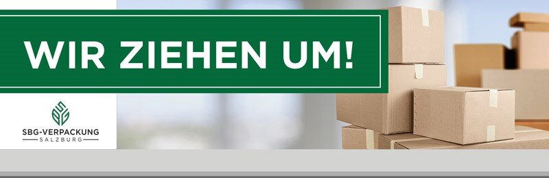 Wir ziehen um - neue Anschrift seit 28.09.2023 - SBG-Verpackungs GmbH übersiedelt