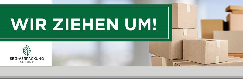 Wir ziehen um - neue Anschrift seit 28.09.2023 - SBG-Verpackungs GmbH übersiedelt