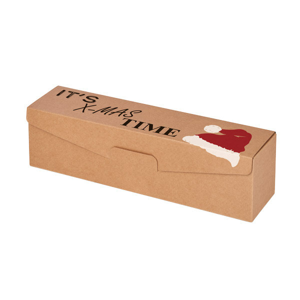 Natura X-Mas Time 1er Wein, Motivdruck 1er liegend,  380 x 95 x 90 mm, VE 50 Stk.